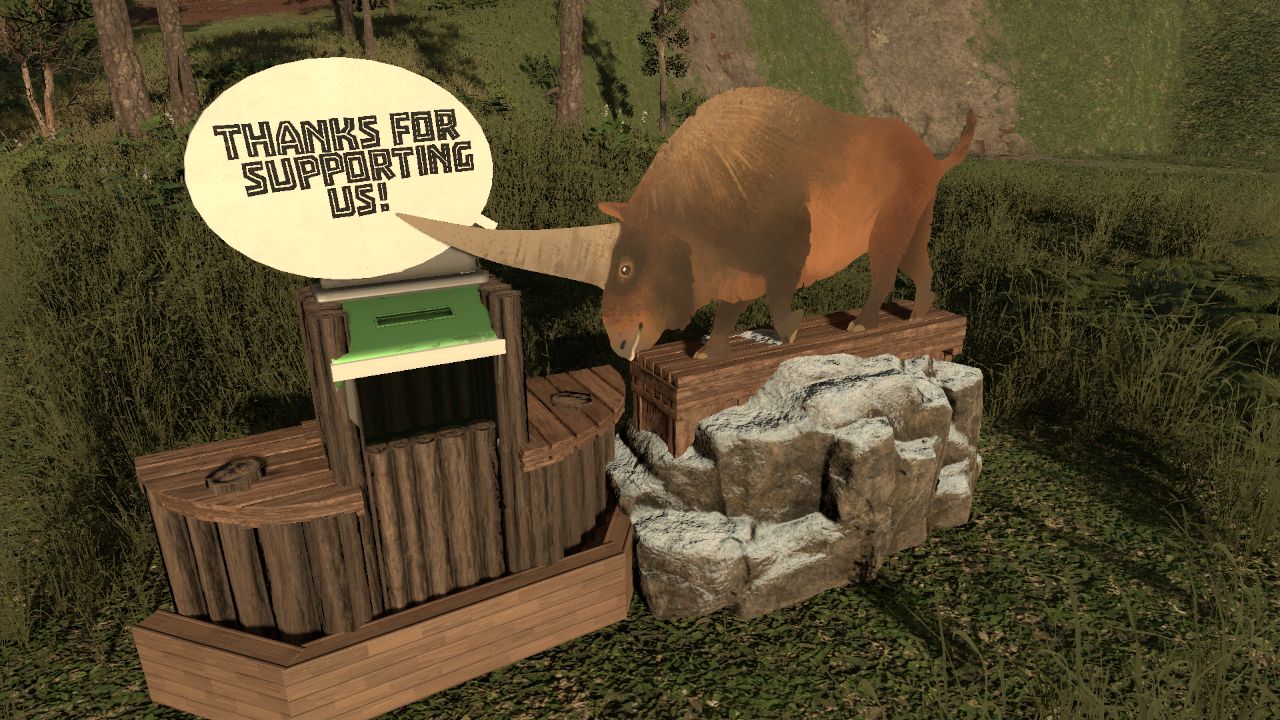 Elasmotherium "Thank You" Donation Box