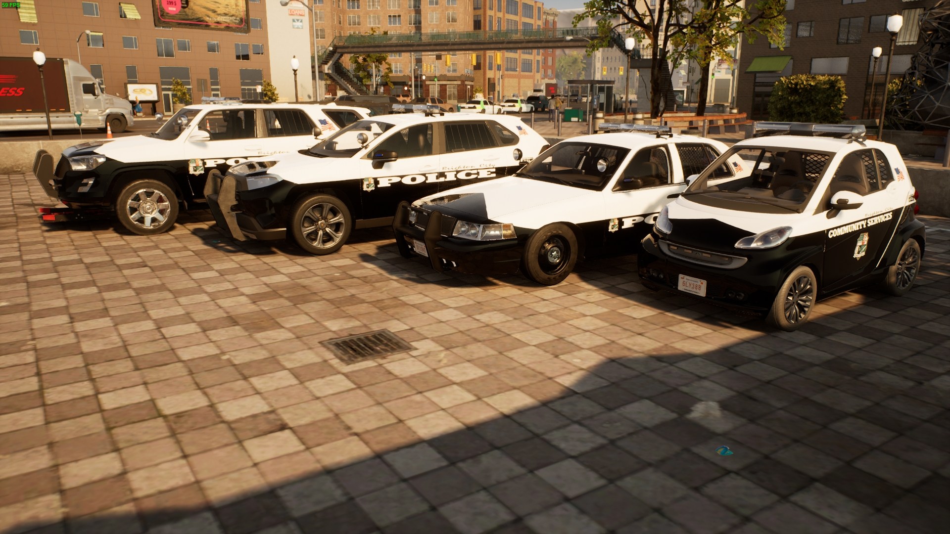 Lore friendly Brighton Police Skins based  on Japan's police department cars