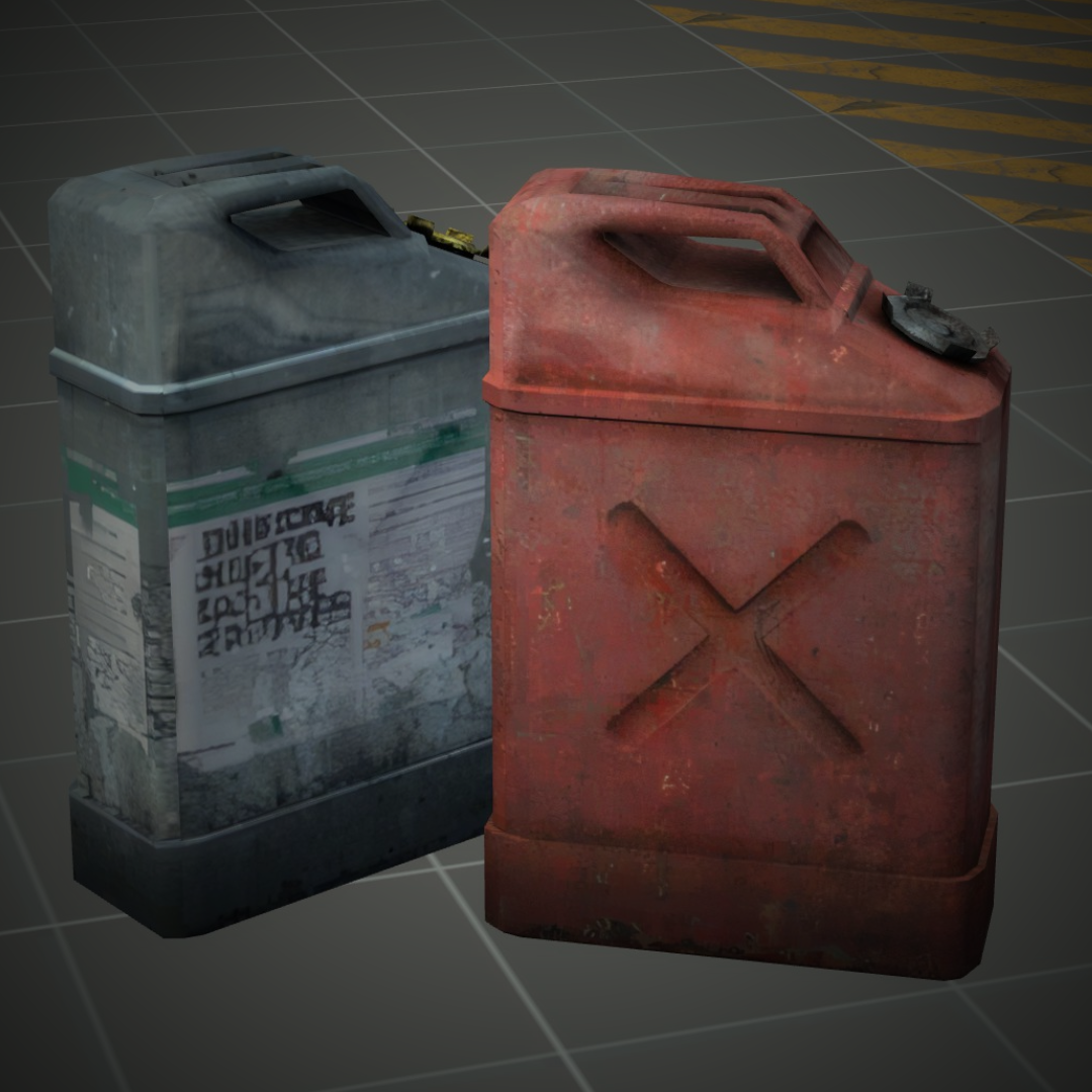 Upscaled Gas Cans preview