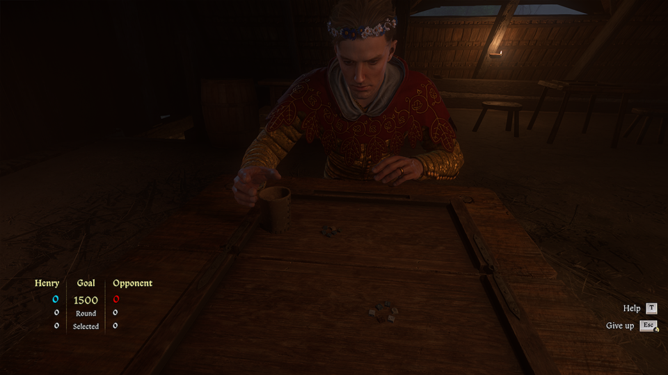 Random dice for Capon