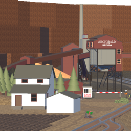 (Turntable!) Riverside Western Railroad | Freight RP Map | COVER MAP