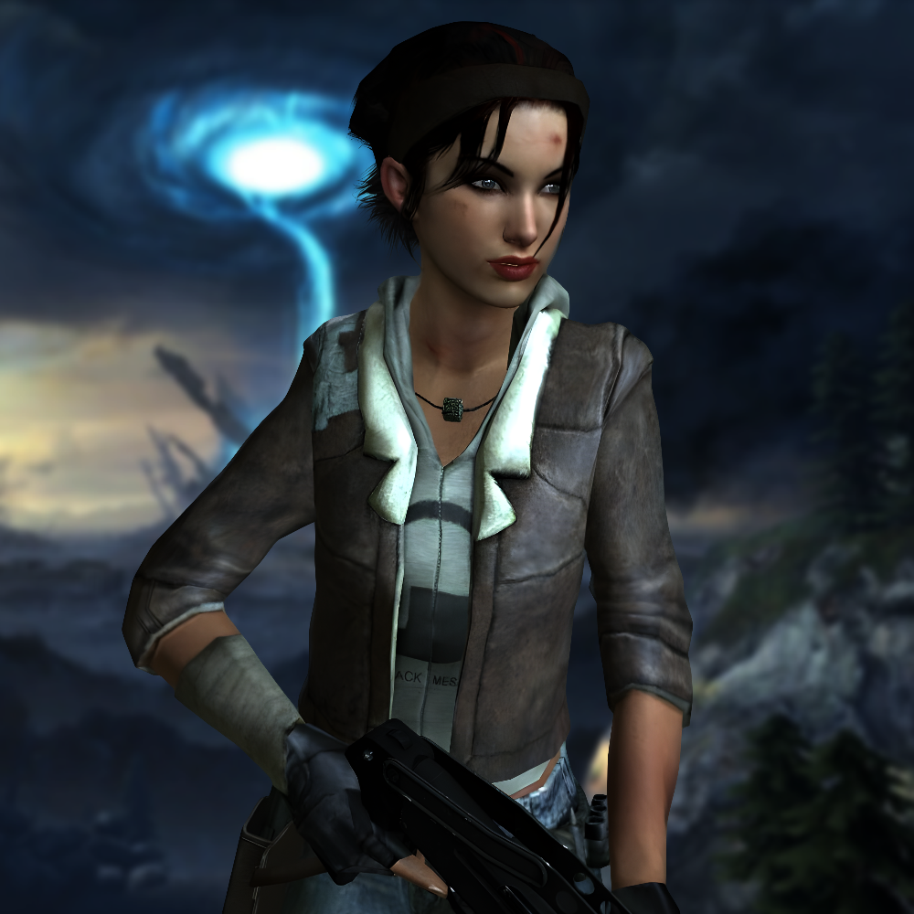 Zoey Dressed as Alyx Vance [HL2]