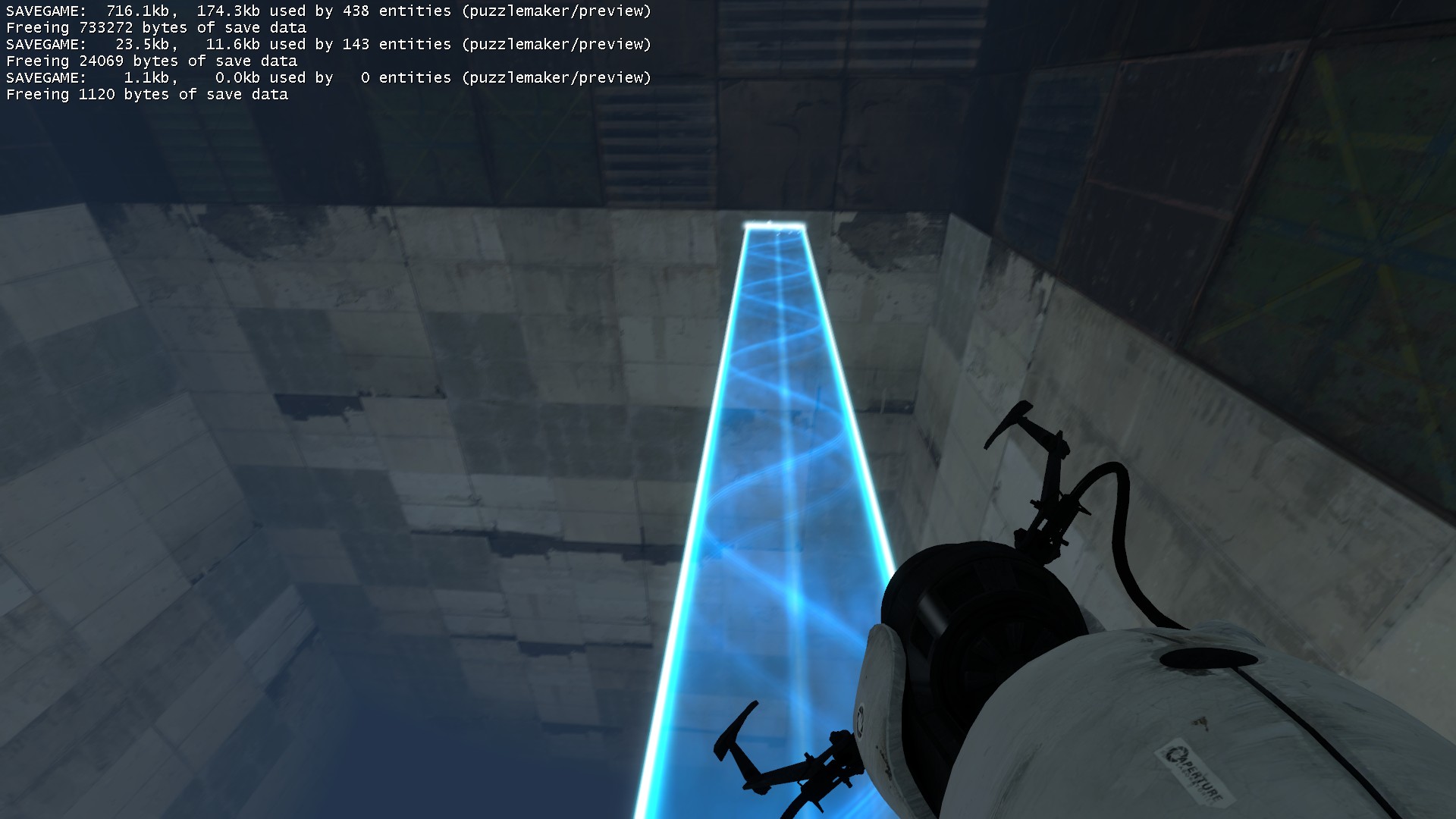 Sealed Off Chambers: Hard Light Bridge