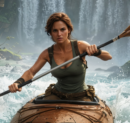 Lara Croft Kayak Adventure preview