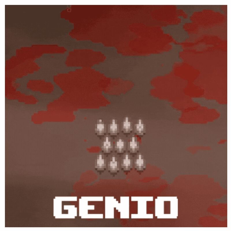 Genio appears every time you get hit!