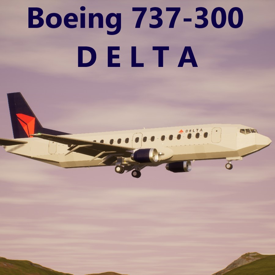 Boeing 737-300 DELTA (By Sugar 286)