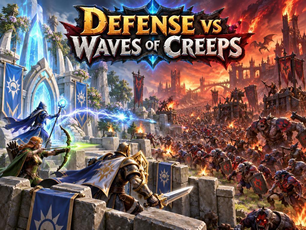 Defense vs Waves of Creeps preview