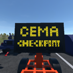 CEMA CHECKPOINT SIGNBOARD
