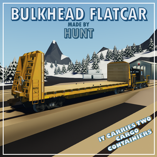 Bulkhead Flatcar Rolling stock