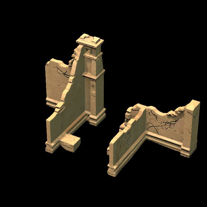 Ruins desert palace 7