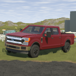 2020 Ford F-250 Crew Cab [Low Poly]