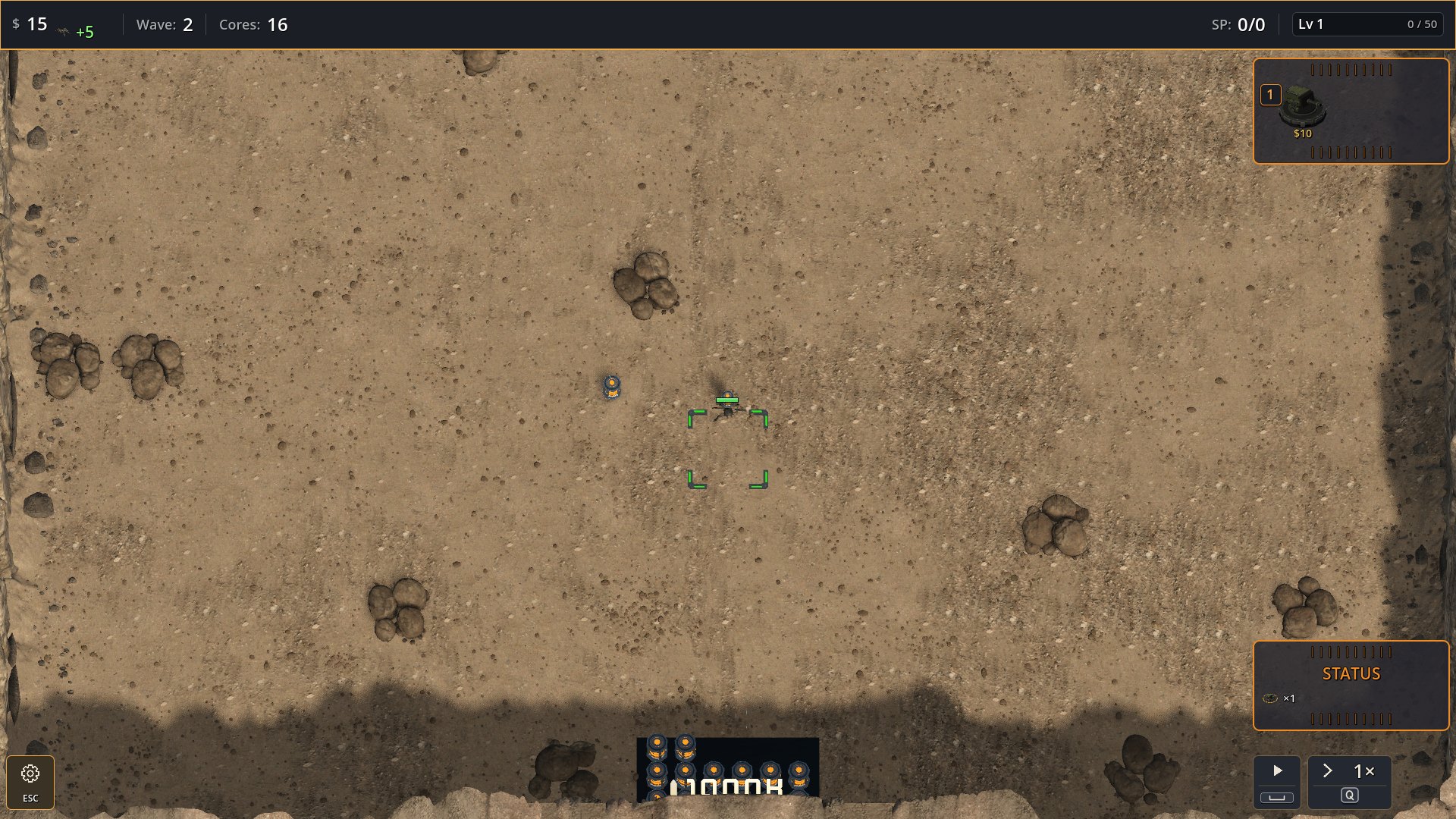 Sample mod - Cores