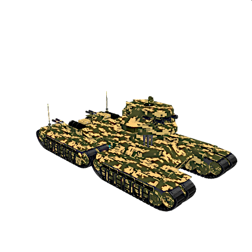 warlord industry dessert green camo tank