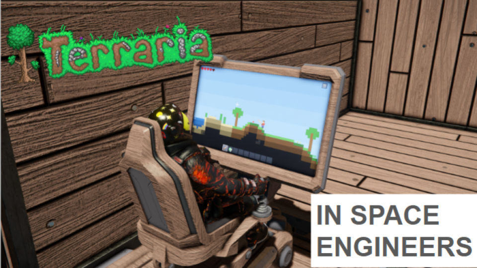 Terraria in Space Engineers - SCRIPT