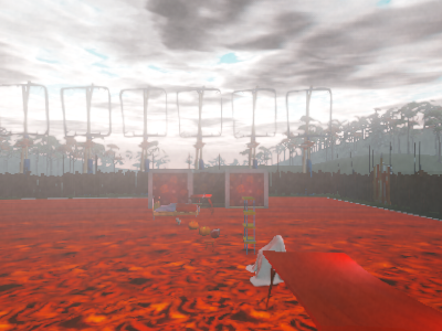 NO TOUCH LAVA !