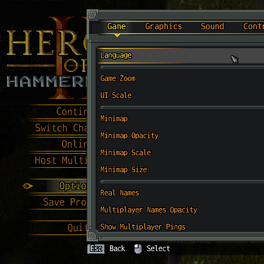 English V2 - More readable font