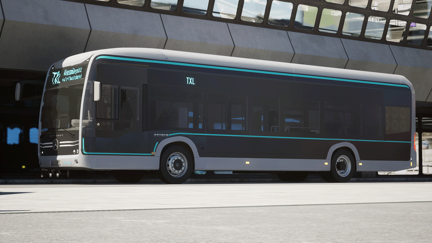 上海久事公交-巴士四公司(Z0A)涂装 MB eCitaro(Shanghai Jiushi Public Transportation Group Livery)