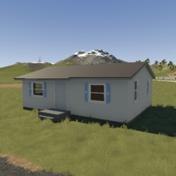 1950s 2 bedroom prefab house (unfurnished)