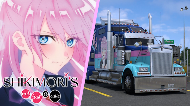 Kenworth W900 Miyako Shikimori - Kawaii dake ja Nai Shikimori-san [Combo Skin]