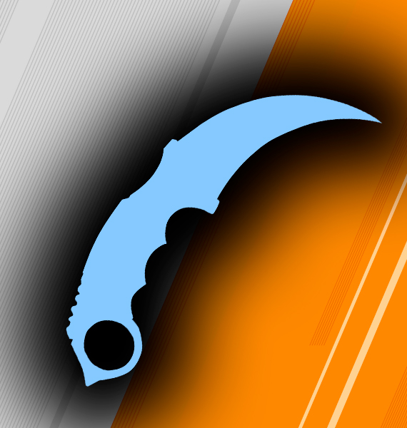 Icon Knife Karambit Light Blue | CS 2