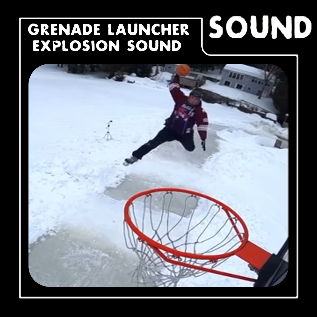 Meme: Launcher Explosion [Vine Boom Dunk]