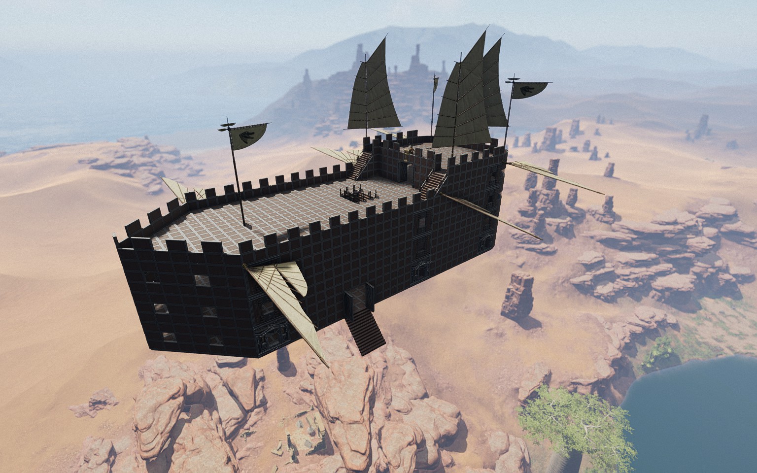 空中堡垒 – Soulmask Mod