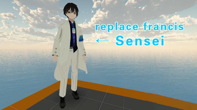 Blue Archive Sensei（蔚蓝档案 老师）replace francis