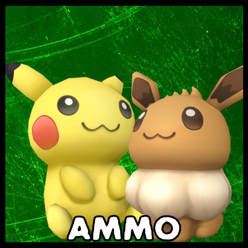 Pokemon Plushies for Ammo Props
