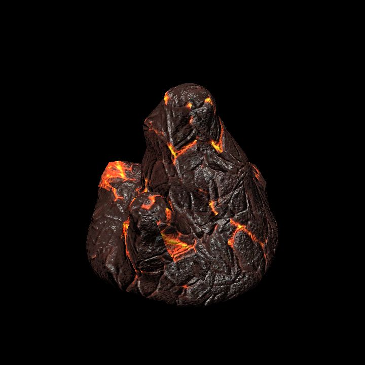 lava rock, stalagmite 2