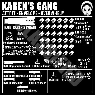 Karen's Gang - Rylek's Raiders Carrier Half-Cap