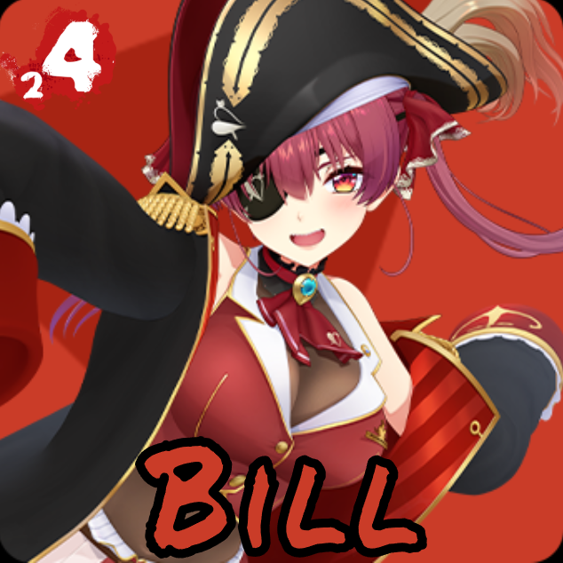 Houshou Marine as Bill