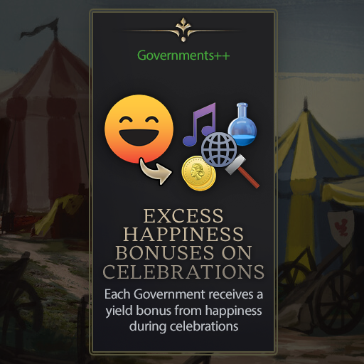 Leugi's Government++: Excess Happiness Bonuses