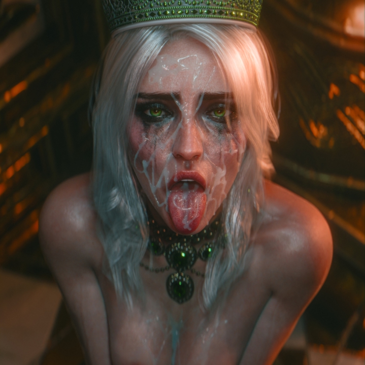 Ciri Crown Ahegao (The Witcher) preview
