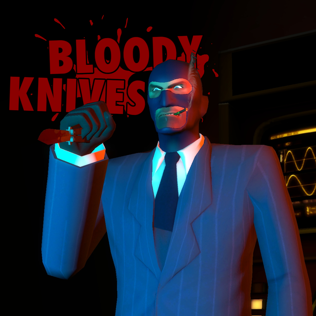 TF2: Bloody Spy Knives preview