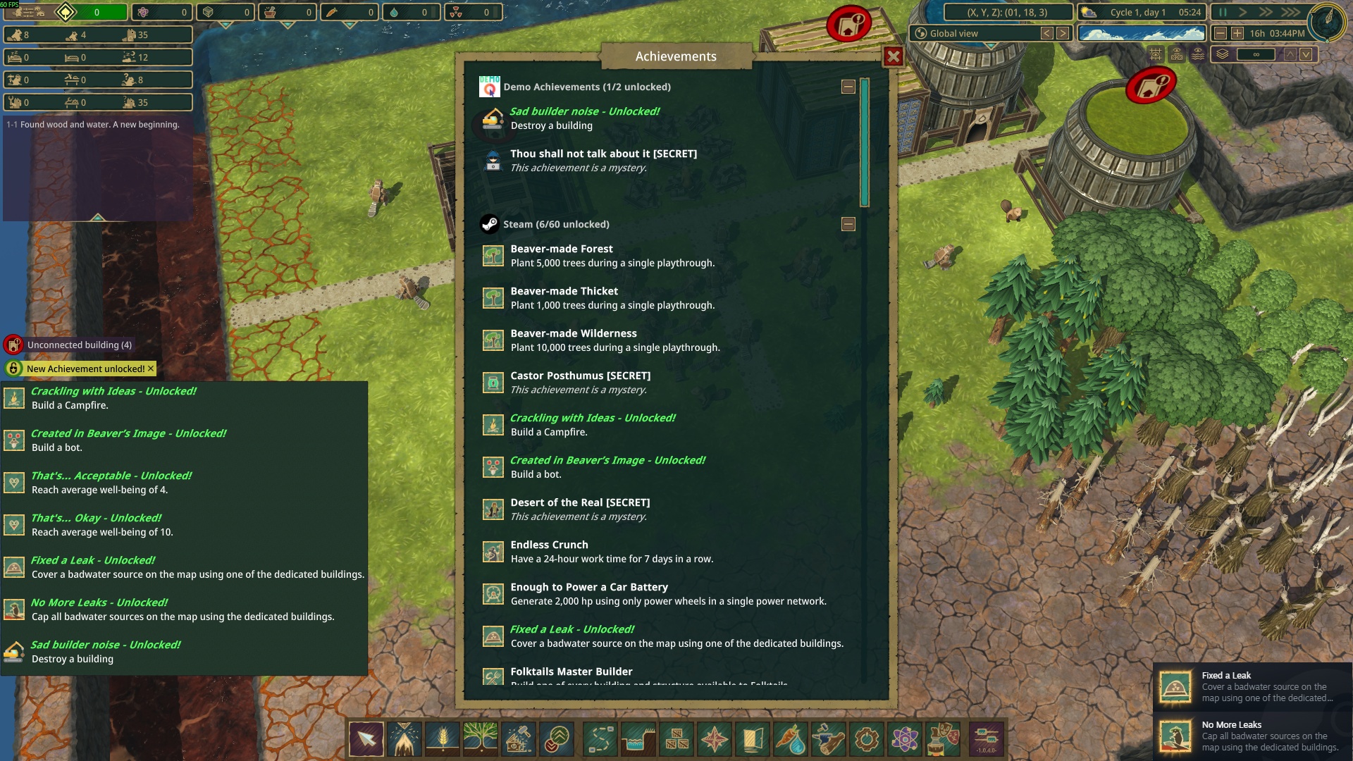 Moddable Timberborn Achievements