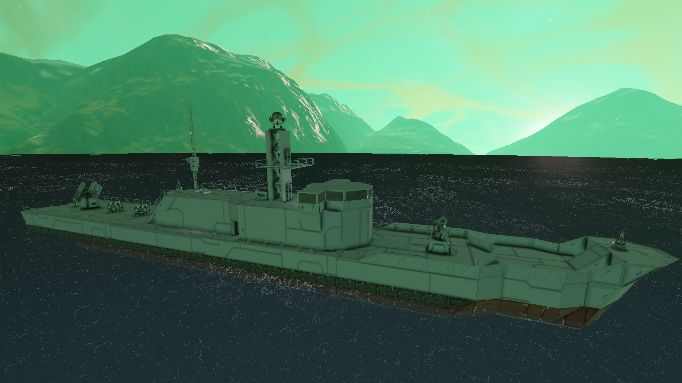 shitty little military fastboat