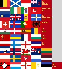 Europe Flags 1939