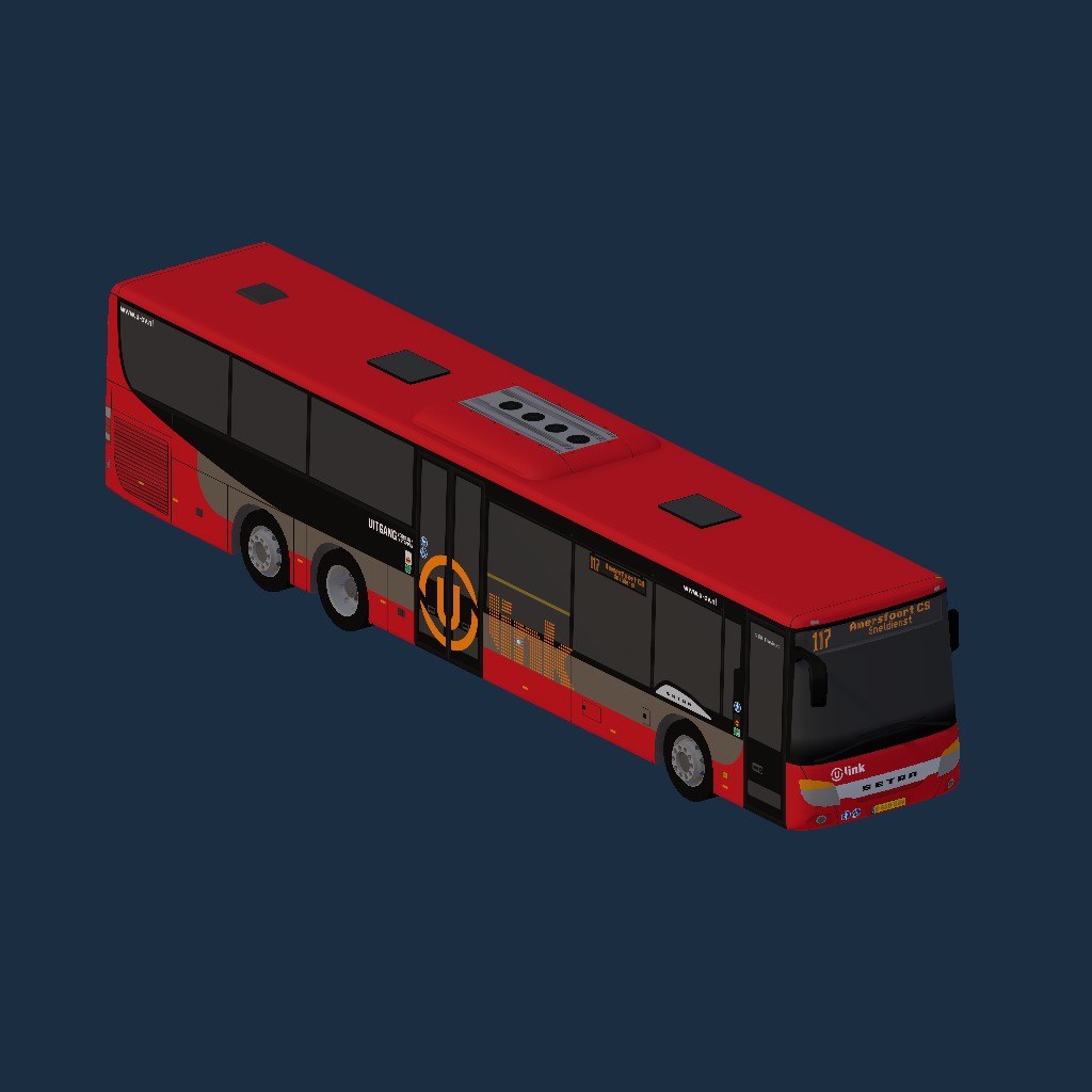 Setra S 418 LE U-OV Ulink (Rood-Oranje)