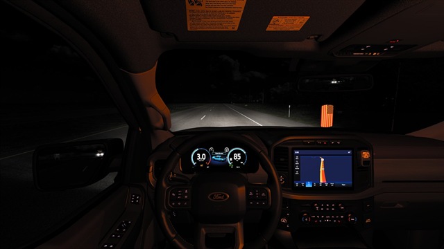 Ford F150 Orange Cabin Light preview