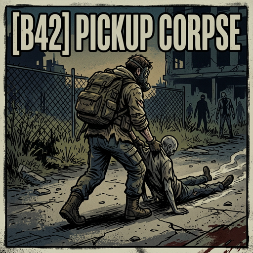 [B42] Pickup Corpse – Project Zomboid Mod