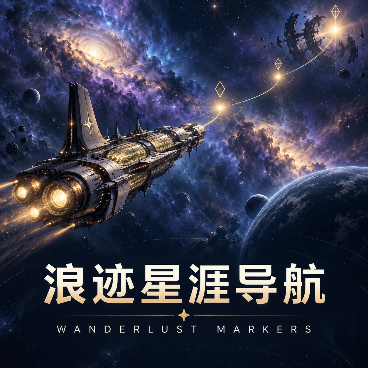 Wanderlust Markers - 浪迹星涯导航