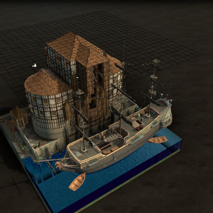 Port crane - with a sinister twist