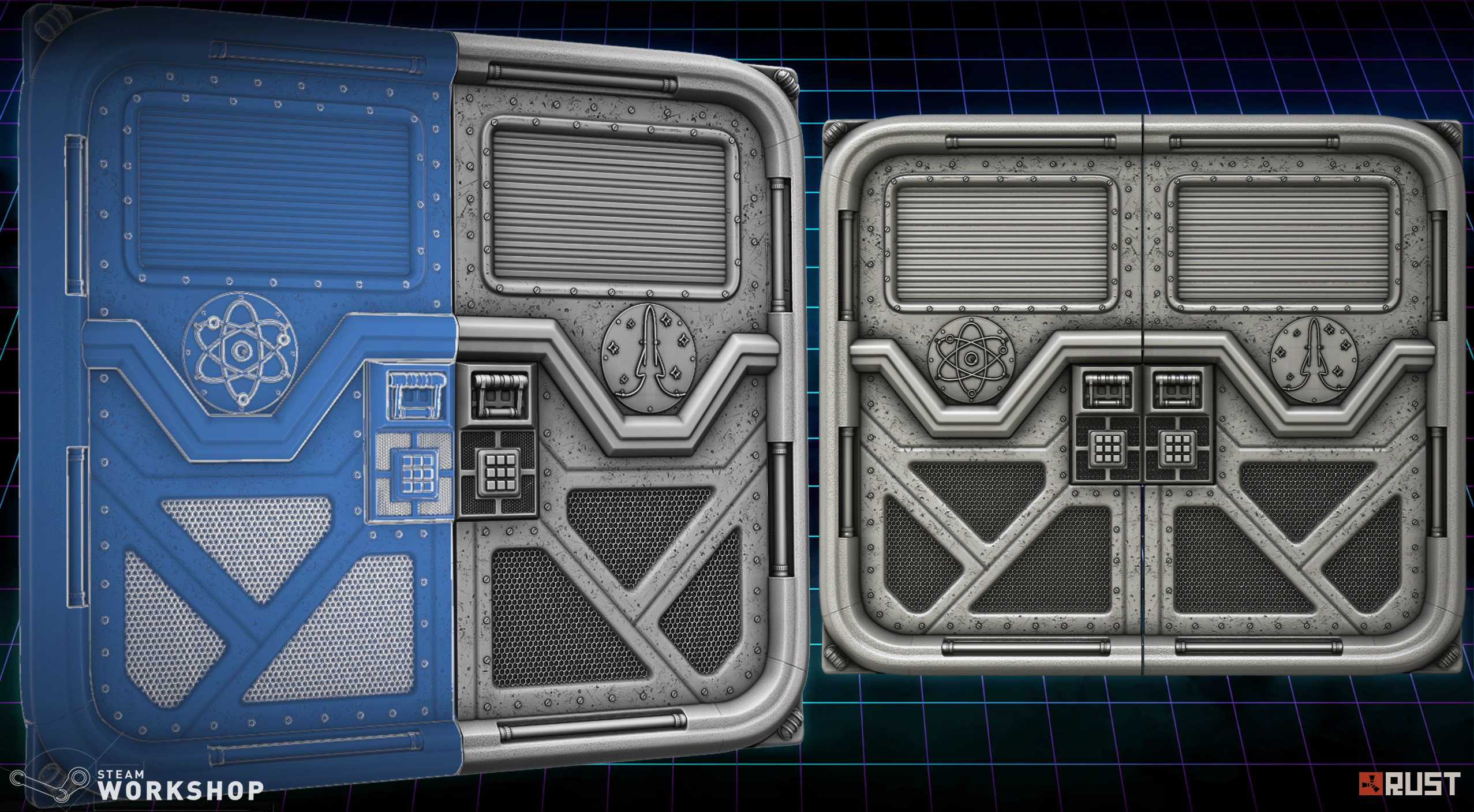 Space Base Sheet Metal Double Door thumbnail 3