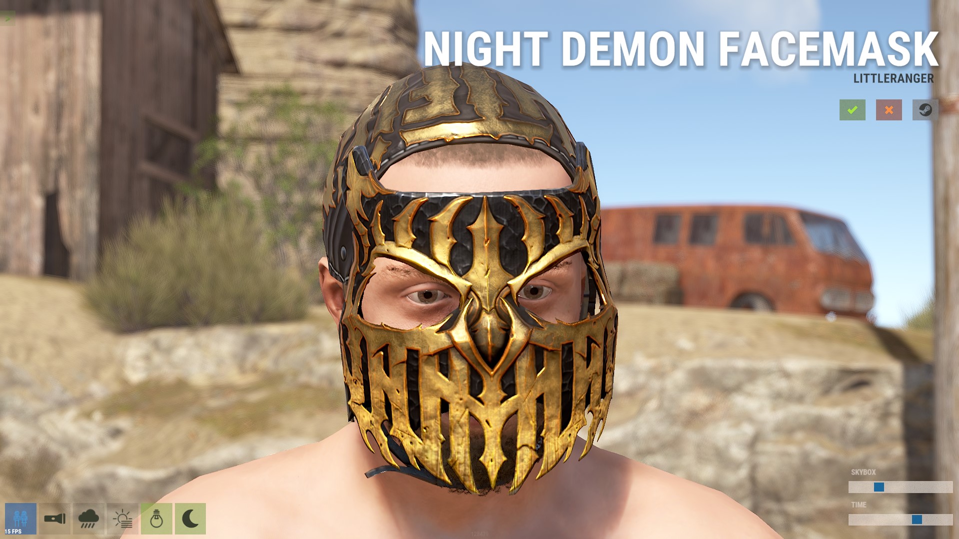 Night Demon Facemask thumbnail 9