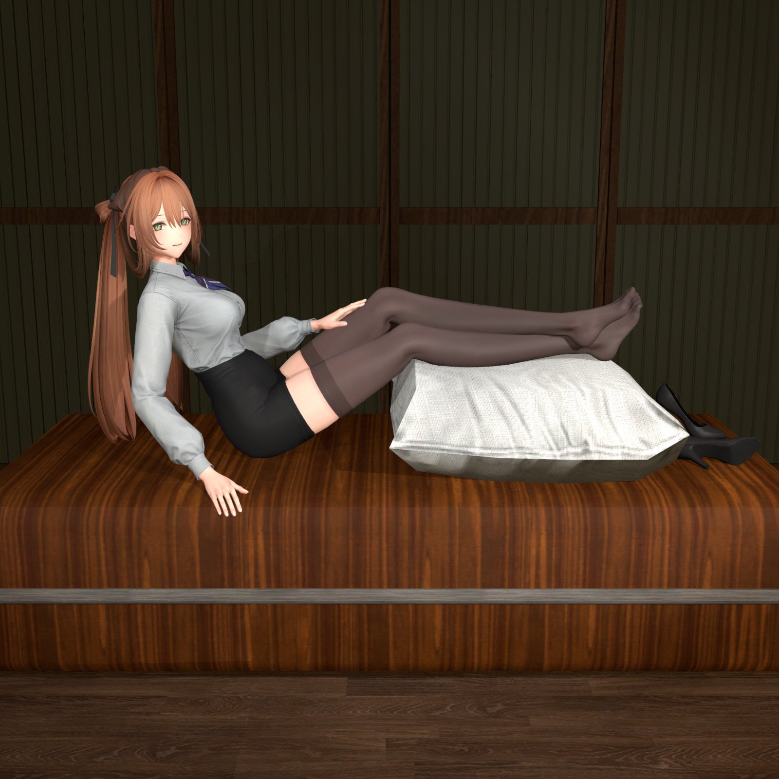 【少女前线2】春田放松坐姿——【Girls Frontline 2】Springfield Relaxed Sitting Posture