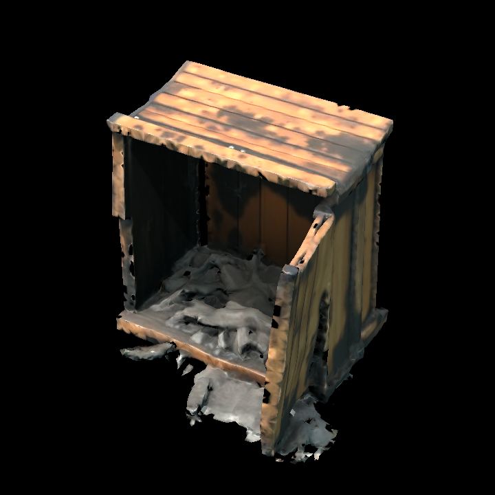 Burnt furniture - cupboard 2