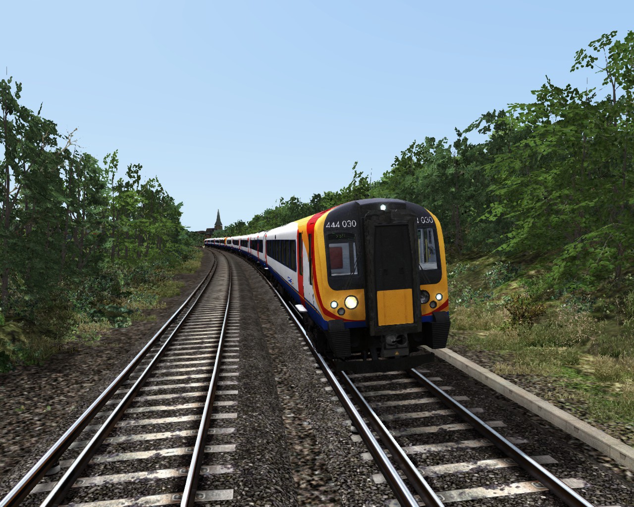 444018 (SWR) Weymouth to London Waterloo (not r)
