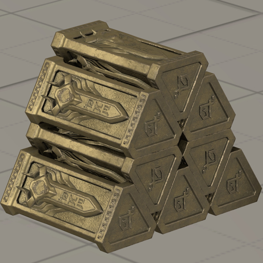 DOOM The Dark Ages Gold Stuff (Props)