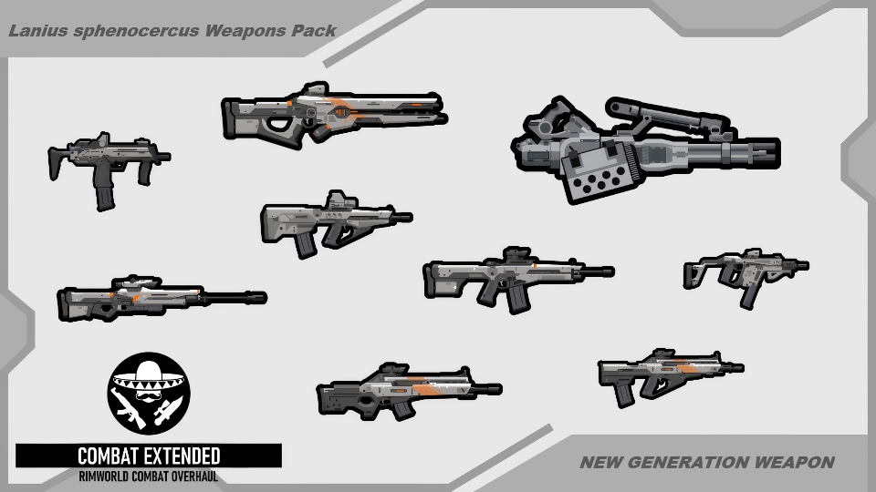 New Generation Weapon - Lanius sphenocercus Weapons Pack