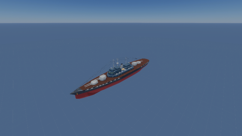 dreadnought style battleship